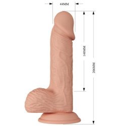 BAILE - HERMOSO ENCUENTRO CATOBLEPAS DILDO FLEXIBLE REALISTA 20.6 CM NATURAL