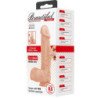 BAILE - HERMOSO ENCUENTRO BAHAMUT DILDO FLEXIBLE REALISTA 21.8 CM NATURAL