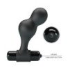 MR PLAY - PLUG ANAL VIBRADOR DE SILICONA NEGRO