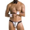 PASSION - 036 SLIP ALFROJO NEGRO L/XL