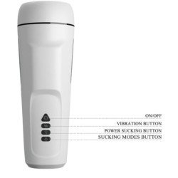 PRETTY LOVE - SIENNA, MASTURBADOR MASCULINO VIBRATORIO CON VOZ Y SUCCIÓN