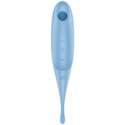 SATISFYER - TWIRLING PRO ESTIMULADOR Y VIBRADOR AZUL