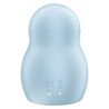 SATISFYER - PRO TO GO 1 ESTIMULADOR Y VIBRADOR DOBLE AZUL