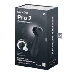SATISFYER - PRO 2 GENERACIÓN 3 NEGRO BLUETOOTH & APP