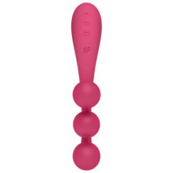 SATISFYER - TRI BALL 1 MULTI VIBRADOR ROJO