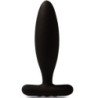 JUEGO - VIBRADOR ANAL CON TAPÓN VESTA NEGRO
