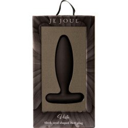JUEGO - VIBRADOR ANAL CON TAPÓN VESTA NEGRO