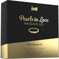 MASAJE INTT Y SEXO ORAL - PERLAS ENAMORADAS CON COLLAR DE PERLAS Y GEL DE SILICONA
