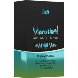 INTT - POTENTE ESTIMULANTE ÍNTIMO GEL VIBRADOR LIQUIDO GIN & TONIC 15ML