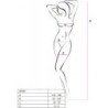 PASSION - BS095 BODYSTOCKING ROJO TALLA UNICA
