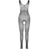 PASSION - BS098 BODYSTOCKING NEGRO TALLA UNICA