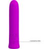 PRETTY LOVE - VIBRADOR SUPERPODEROSO MINI CURTIS 12 VIBRACIONES DE SILICONA VIOLETA