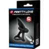 PRETTY LOVE - ANILLO VIBRADOR 10 VIBRACIONES SILICONA NEGRO