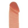 GET REAL - DILDO DE SILICONA DE 20,5 CM CON EXTREMOS DE PIEL