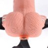 FETISH FANTASY SERIES - ARNES AJUSTABLE CONTROL REMOTO PENE REALISTICO CON TESTICULOS RECARGABLE Y VIBRADOR 15 CM