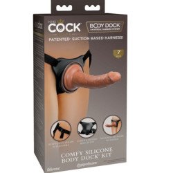 KING COCK - ELITE ARNES AJUSTABLE CONFORTABLE CON DILDO 17.8 CM