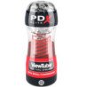 PDX ELITE - STROKER VIEWTUBE 2 COMPRESIÓN ESPIRAL TRANSPARENTE