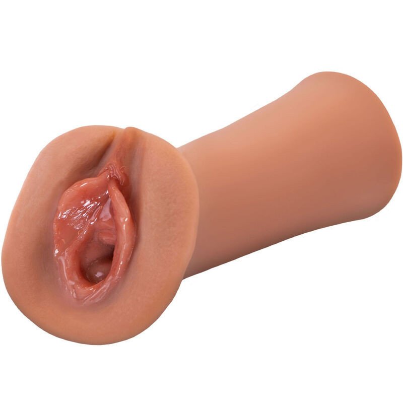 FANTASÍA FETICHE EXTREMA - JUICY SNATCH STROKER DE SILICONA CARAMELO