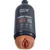 PDX PLUS - MASTURBADOR STROKER DISEÑO DE BOTELLA DISCRETO EXFOLIANTE SUAVE CHAMPÚ DE CARAMELO