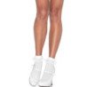 LEG AVENUE - CALCETINES BLANCOS DE ENCAJE CON VOLANTES