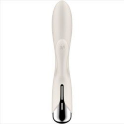 SATISFYER - SPINNING RABBIT 1 ESTIMULACION CLITORIS Y PUNTO G BEIGE