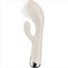 SATISFYER - SPINNING RABBIT 1 ESTIMULACION CLITORIS Y PUNTO G BEIGE