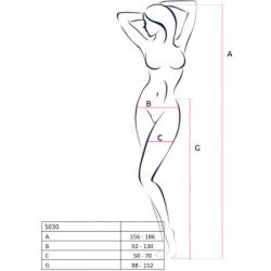 PASSION - S030 MEDIAS CON LIGUERO BLANCO TALLA UNICA