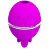 PRETTY LOVE - VIBRADOR DE SILICONA REDONDO MORADO GEMINI BALL