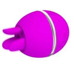 PRETTY LOVE - VIBRADOR DE SILICONA REDONDO MORADO GEMINI BALL