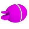 PRETTY LOVE - VIBRADOR DE SILICONA REDONDO MORADO GEMINI BALL
