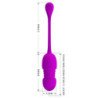 PRETTY LOVE - CALLIE HUEVO VIBRADOR RECARGABLE MORADO