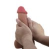 PRETTY LOVE - SERIE DE PIEL DESLIZANTE DILDO REALISTA CON VENTOSA DE PIEL DESLIZANTE MARRÓN 23,4 CM