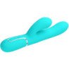 PRETTY LOVE - VIBRADOR MULTIFUNCIONAL PARA EL PUNTO G, COLOR VERDE AGUA