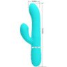 PRETTY LOVE - VIBRADOR MULTIFUNCIONAL PARA EL PUNTO G, COLOR VERDE AGUA