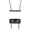 LIVCO CORSETTI FASHION - BELITA LC 90231 SUJETADOR + PANTY + LIGUERO NEGRO L/XL