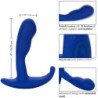 CALEXOTICS - ADMIRAL CURVED ESTIMULADOR & VIBRADOR ANAL AZUL