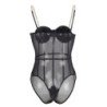 SUBBLIME - BODY CON TIRANTES DE CADENA NEGRA TALLA S/M