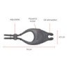 ONINDER - ANILLO VIBRADOR RECARGABLE Y AJUSTABLE PAMPA CON ESTIMULADOR DE CLÍTORIS DE 10 VELOCIDADES - APLICACIÓN GRATUITA