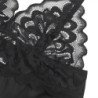 SUBBLIME - BABYDOLL CON ESTAMPADO FLORAL EN EL PECHO, NEGRO, TALLA L/XL