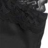SUBBLIME - BABYDOLL CON ESTAMPADO FLORAL EN EL PECHO, NEGRO, TALLA L/XL