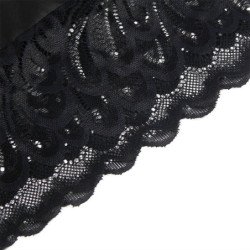 SUBBLIME - BABYDOLL CON ESTAMPADO FLORAL EN EL PECHO, NEGRO, TALLA S/M