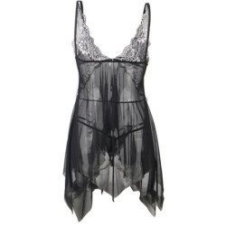SUBBLIME - BABYDOLL DE TELA TUL CON ENCAJE EN EL PECHO TALLA L/XL