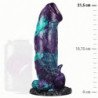 ÉPICO - DILDO BASILISK DOBLE PLACER ESCAMOSO TAMAÑO GRANDE