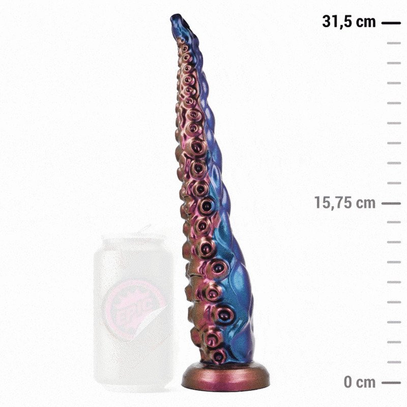 ÉPICO - DILDO DE TENTÁCULOS FINOS CHARYBDIS TAMAÑO GRANDE