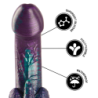 ÉPICO - DILDO BASILISK DOBLE PLACER ESCAMOSO TAMAÑO PEQUEÑO