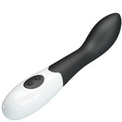 PRETTY LOVE - VIBRADOR DE PUNTO G BISHOP CON 30 MODOS, NEGRO