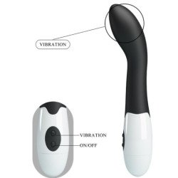 PRETTY LOVE - VIBRADOR DE PUNTO G BISHOP CON 30 MODOS, NEGRO
