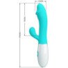 PRETTY LOVE - VIBRADOR DE PUNTO G SNAPPY VERDE AGUA