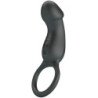 PRETTY LOVE - ANILLO VIBRATORIO NEGRO TRAE CON ESTIMULADOR