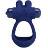PRETTY LOVE - ANILLO VIBRATORIO DOBLE FRANCISCO AZUL CONEJO